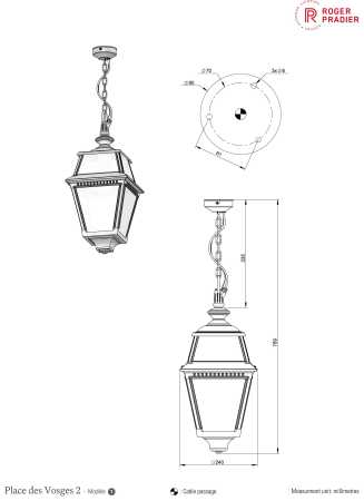 Design Aussenleuchte hängend